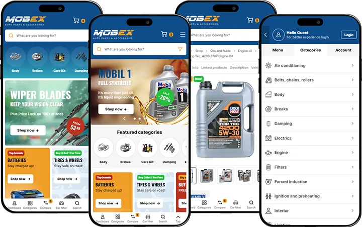Mobex Auto Parts WordPress WooCommerce Theme